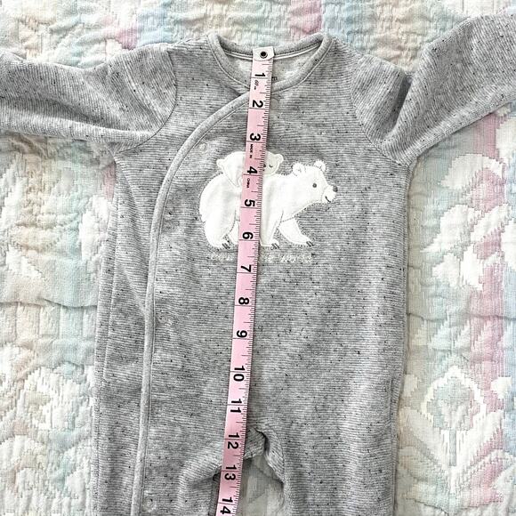 Polar Bear Gray Bodysuit  2-3 Months Boys & Girls - Picture 9 of 10